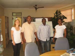 Nina praktiserar i Namibia